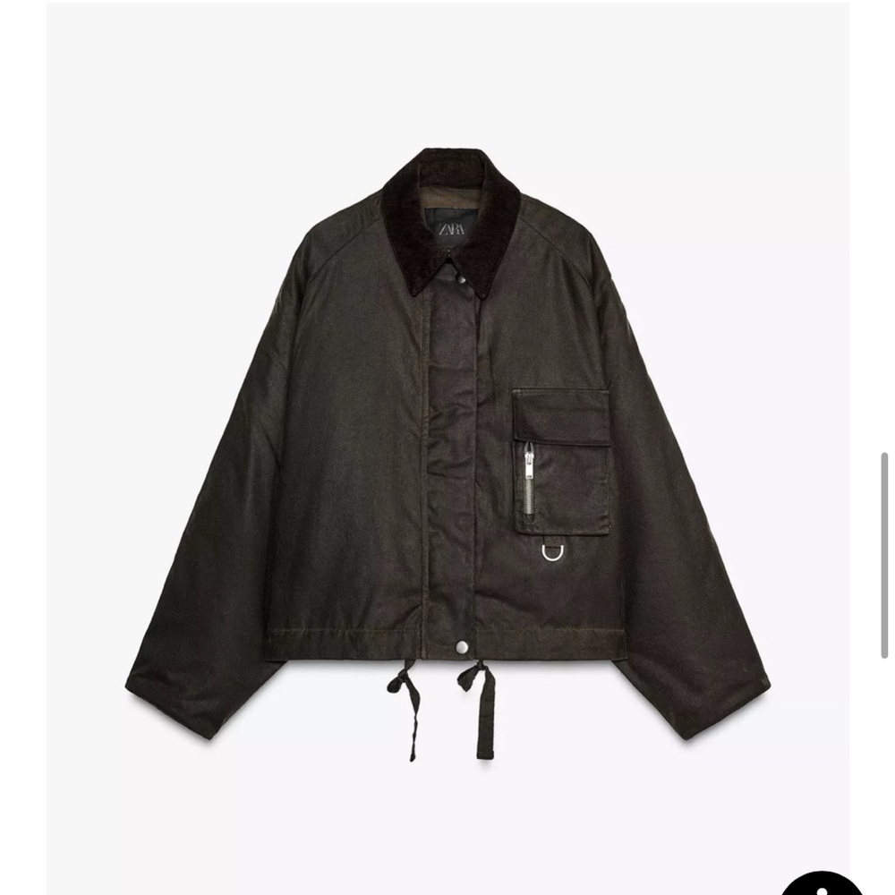 Zara Waxed Jacket - XS